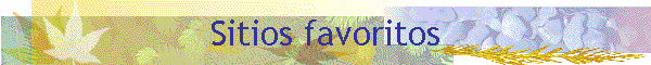 Sitios favoritos